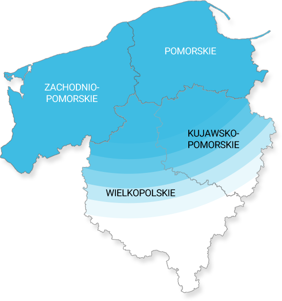 Mapa zasięgu Mapa zasięgu